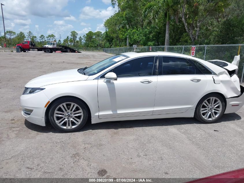 2014 Lincoln Mkz VIN: 3LN6L2J93ER833014 Lot: 39820199