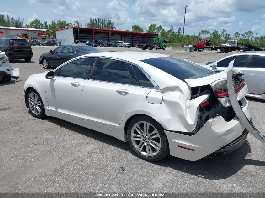 2014 Lincoln Mkz VIN: 3LN6L2J93ER833014 Lot: 39820199