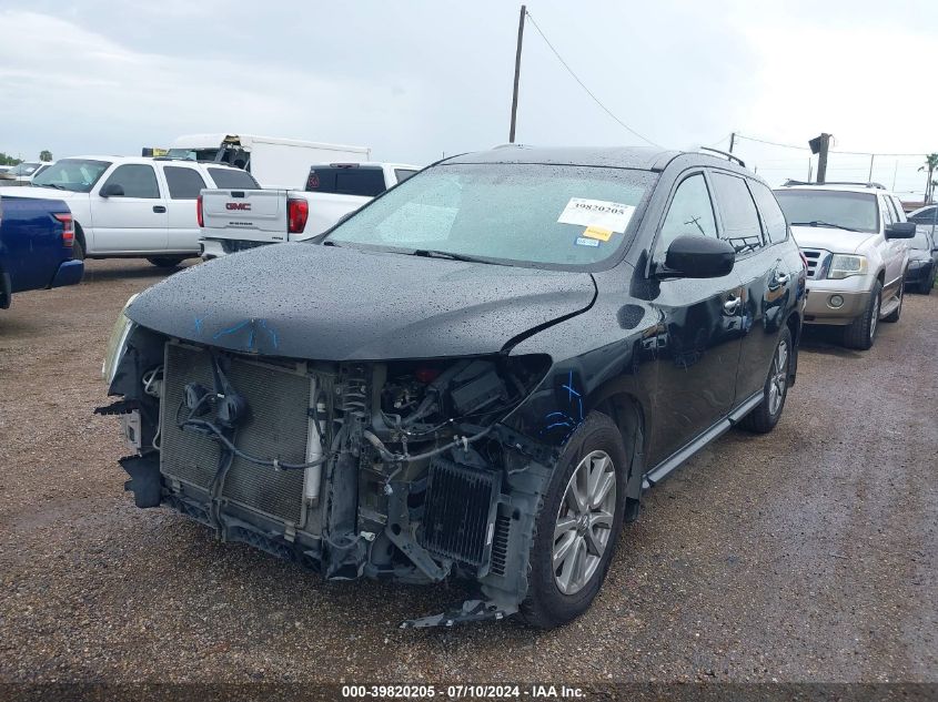 2015 Nissan Pathfinder S VIN: 5N1AR2MN2FC695533 Lot: 39820205