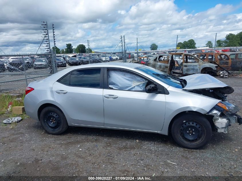 2017 Toyota Corolla Le VIN: 5YFBURHE9HP616122 Lot: 39820227