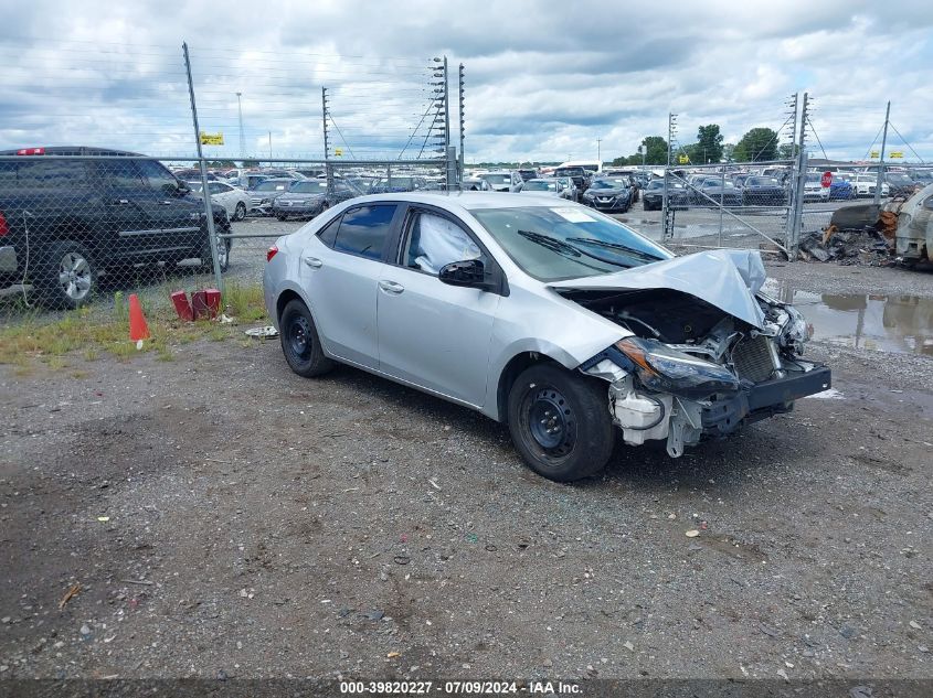 2017 Toyota Corolla Le VIN: 5YFBURHE9HP616122 Lot: 39820227