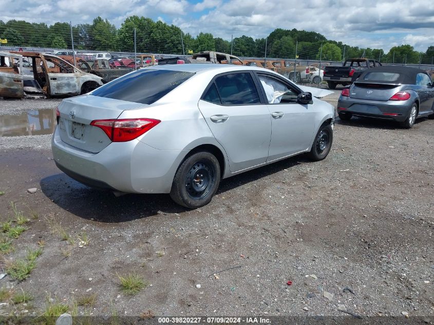 2017 Toyota Corolla Le VIN: 5YFBURHE9HP616122 Lot: 39820227