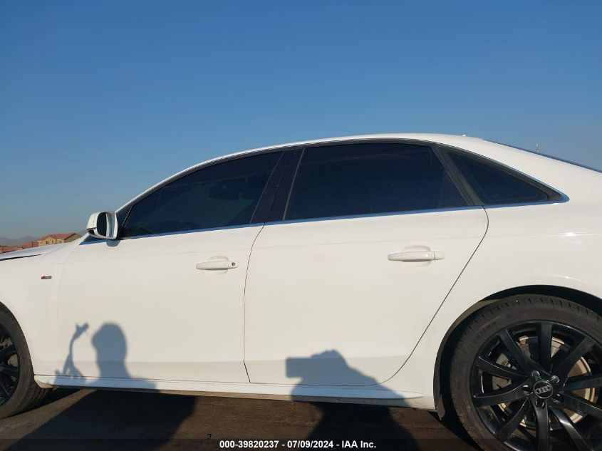 2014 Audi A4 2.0T Premium VIN: WAUBFAFL0EN033876 Lot: 39820237