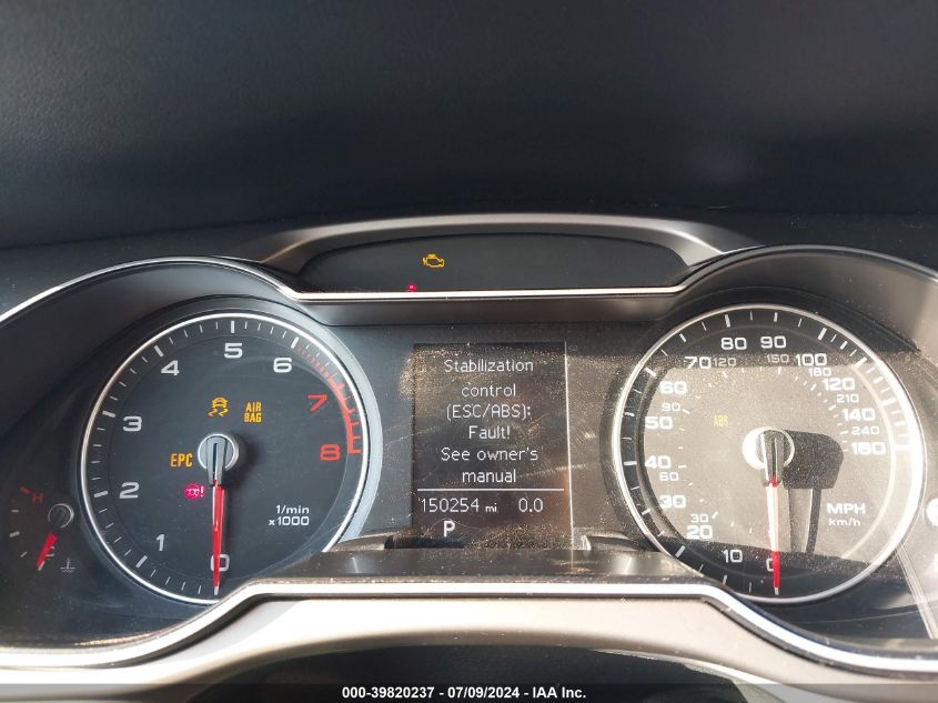 2014 Audi A4 2.0T Premium VIN: WAUBFAFL0EN033876 Lot: 39820237