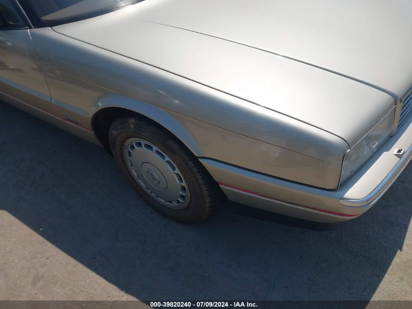1990 Cadillac Allante VIN: 1G6VS3389LU125291 Lot: 39820240