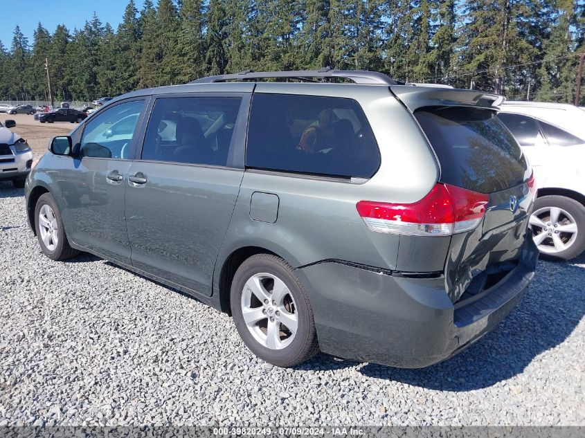 2013 Toyota Sienna Le V6 8 Passenger VIN: 5TDKK3DC0DS362017 Lot: 39820249