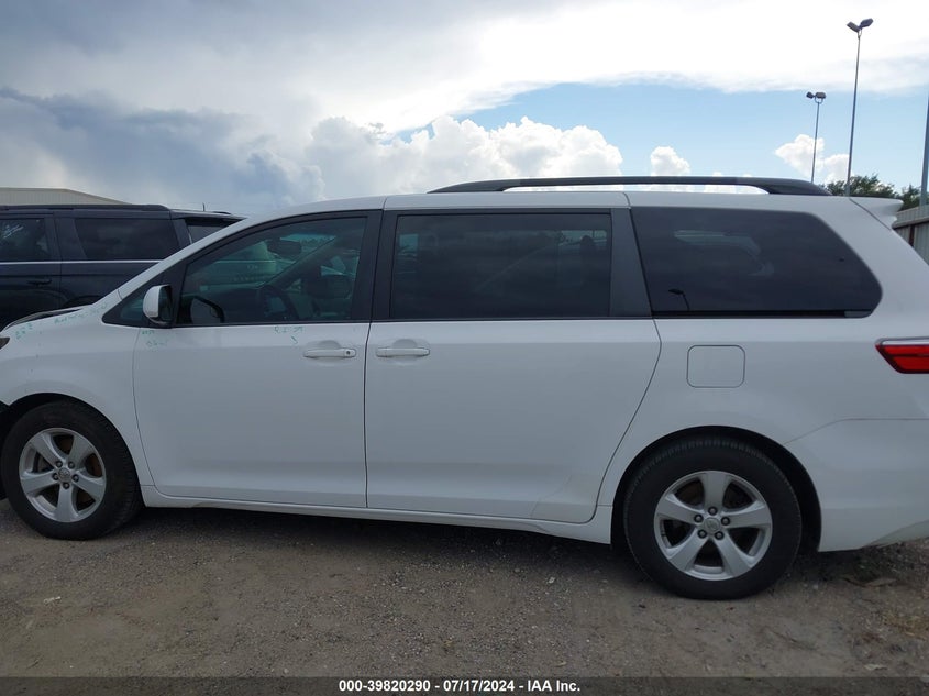 2015 Toyota Sienna Le 8 Passenger VIN: 5TDKK3DC5FS639604 Lot: 39820290