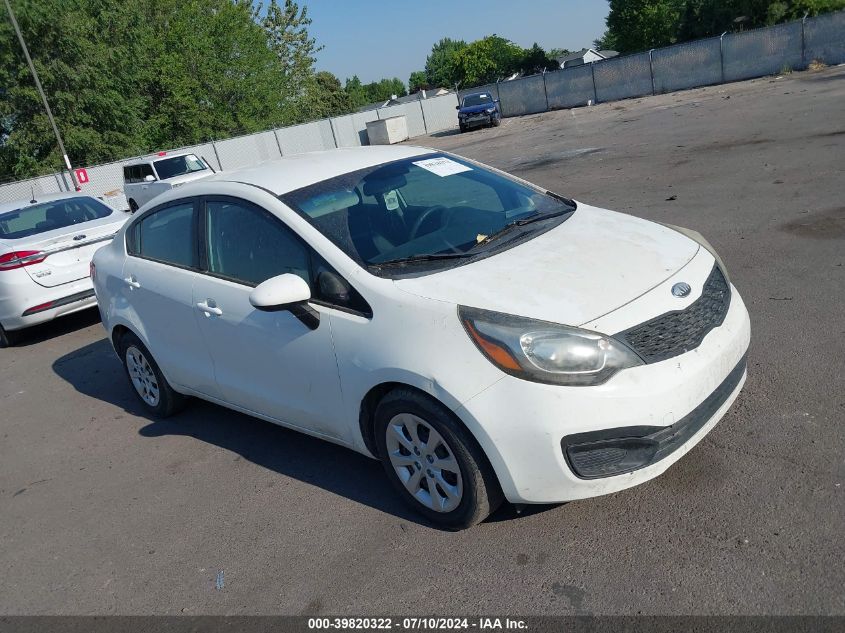 2014 Kia Rio Lx VIN: KNADM4A37E6368392 Lot: 39820322