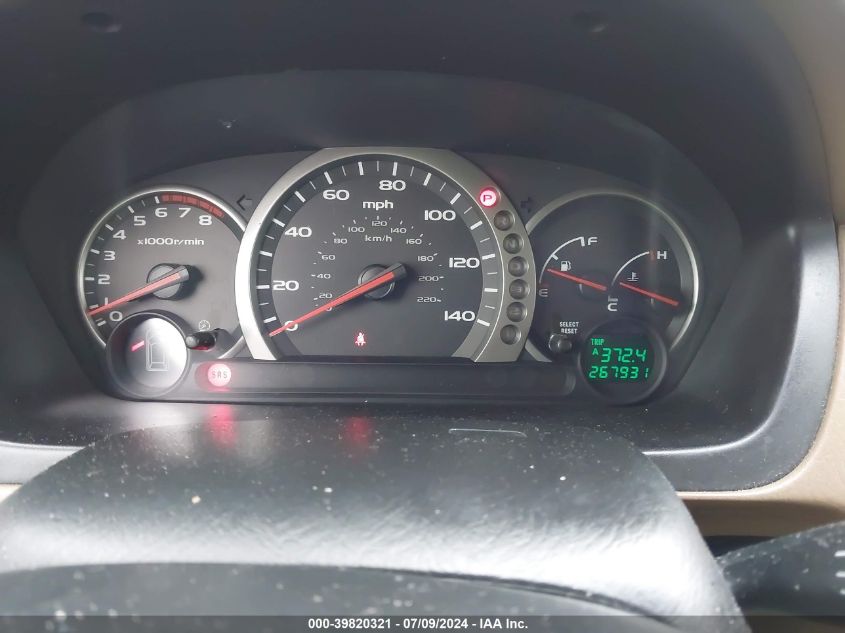 2003 Honda Pilot Ex-L VIN: 2HKYF18563H574472 Lot: 39820321