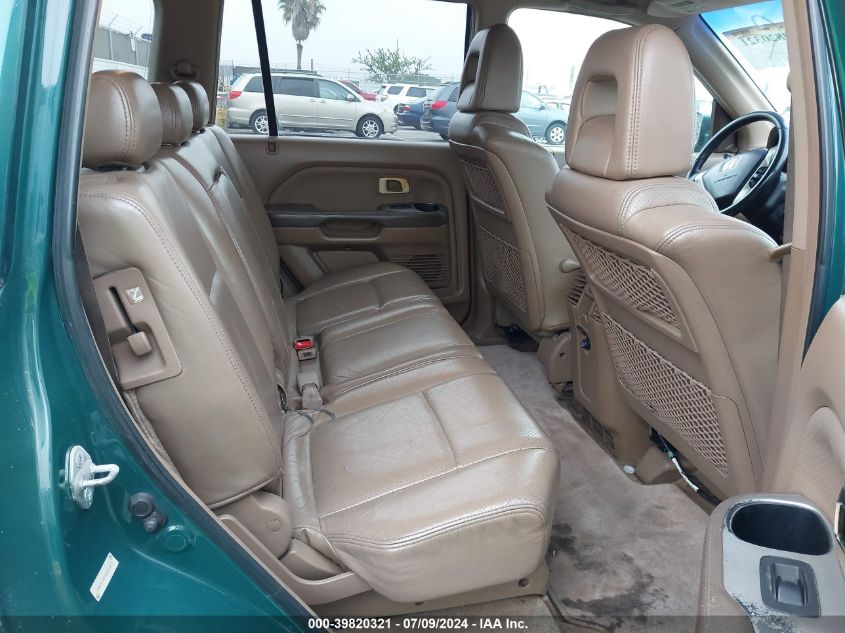 2003 Honda Pilot Ex-L VIN: 2HKYF18563H574472 Lot: 39820321