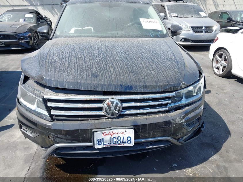 2019 Volkswagen Tiguan Se/Sel/Sel R-Line Jet-Black/Sel R-Line VIN: 3VV3B7AX5KM016482 Lot: 39820325