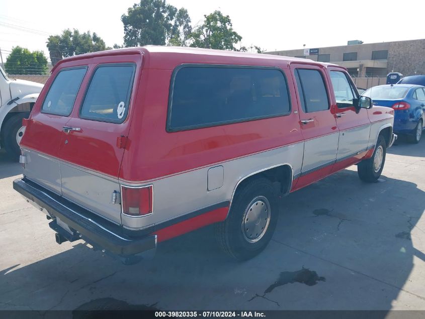 1991 Chevrolet Suburban R2500 VIN: 1GNGR26N3MF119755 Lot: 39820335