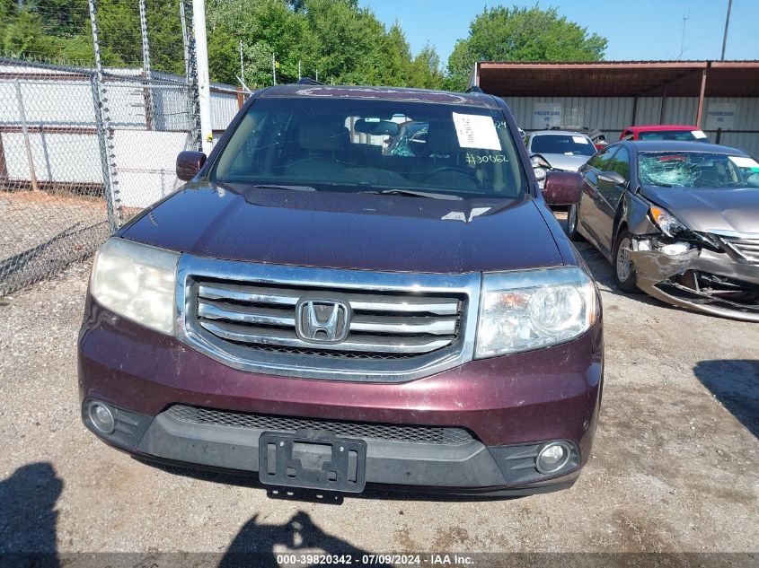 2013 Honda Pilot Touring VIN: 5FNYF3H97DB018038 Lot: 39820342