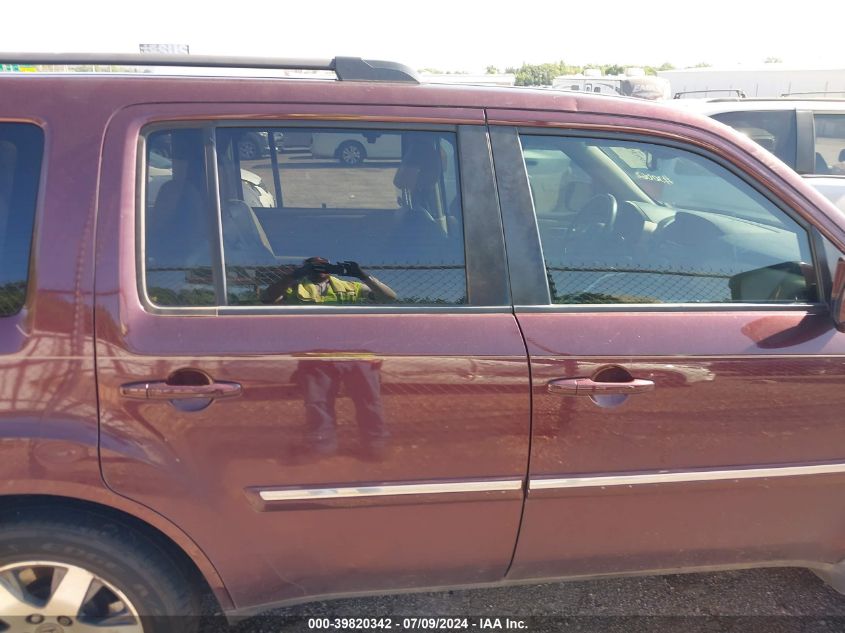 2013 Honda Pilot Touring VIN: 5FNYF3H97DB018038 Lot: 39820342