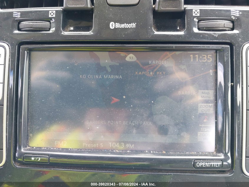 2011 Nissan Leaf Sl VIN: JN1AZ0CP9BT008573 Lot: 39820343