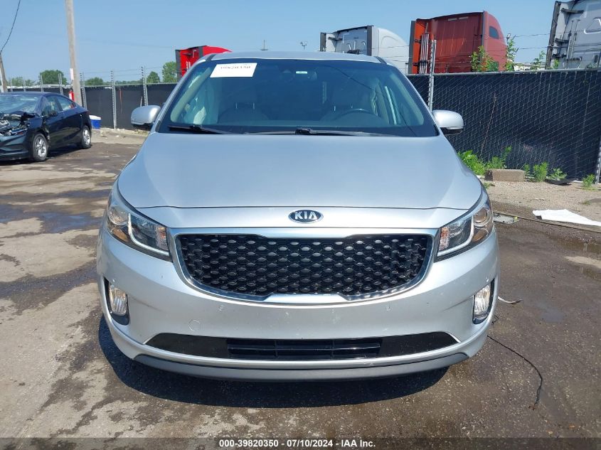 2017 Kia Sedona Ex VIN: KNDMC5C12H6256577 Lot: 39820350