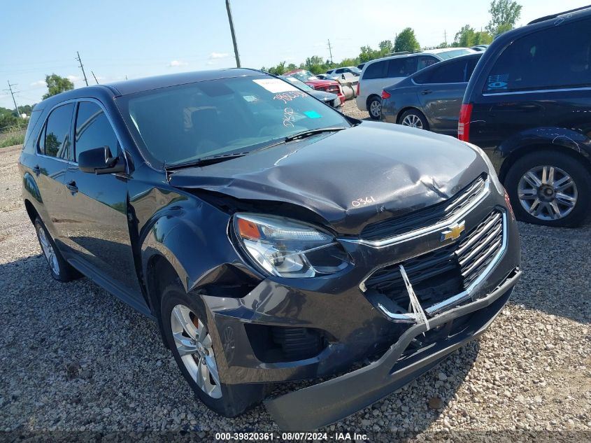 2016 Chevrolet Equinox Ls VIN: 2GNFLEEK4G6190323 Lot: 39820361