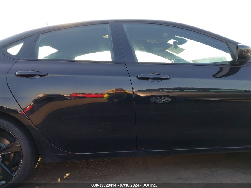 2015 Dodge Dart Sxt VIN: 1C3CDFBB2FD266774 Lot: 39820414