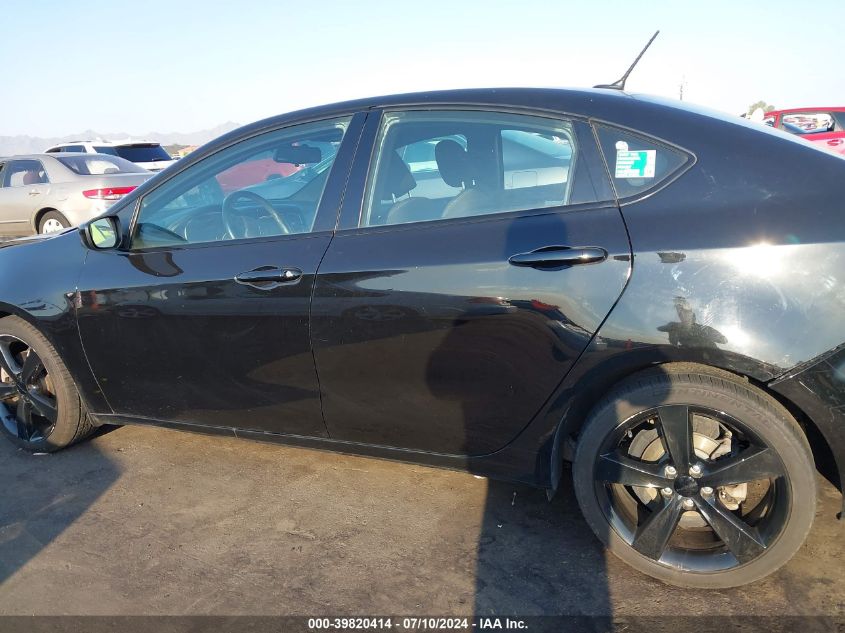 2015 Dodge Dart Sxt VIN: 1C3CDFBB2FD266774 Lot: 39820414