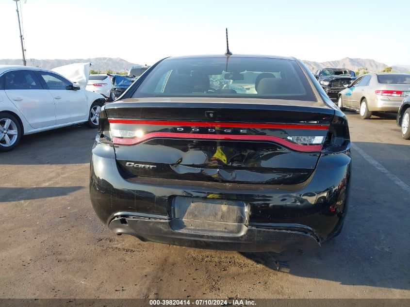2015 Dodge Dart Sxt VIN: 1C3CDFBB2FD266774 Lot: 39820414