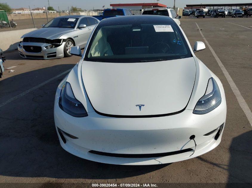 2022 Tesla Model 3 VIN: 5YJ3E1EB7NF170203 Lot: 39820454