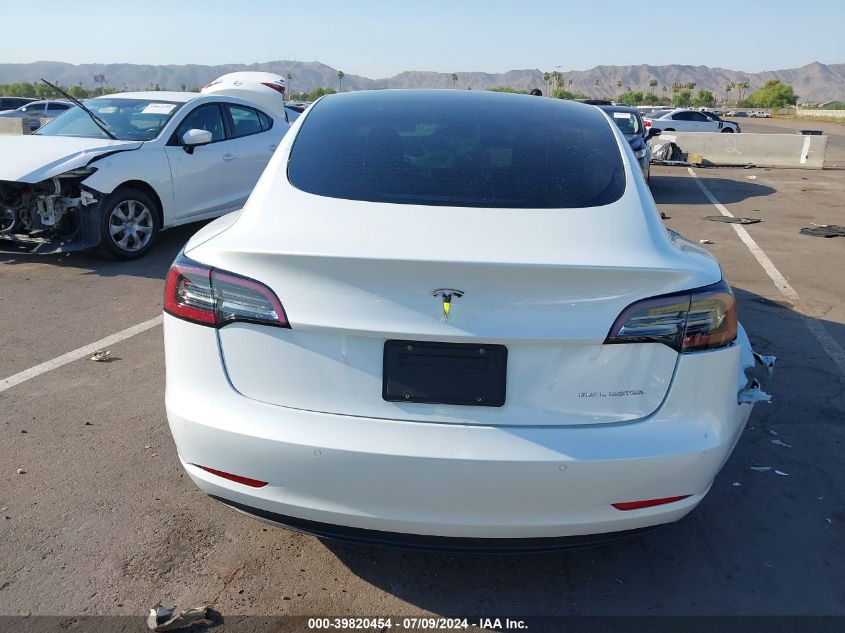 2022 Tesla Model 3 VIN: 5YJ3E1EB7NF170203 Lot: 39820454