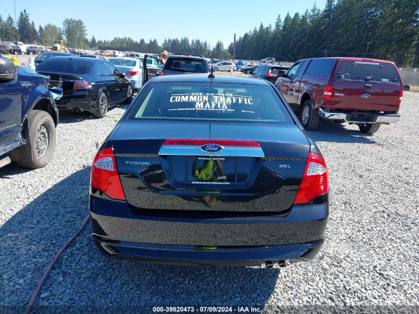 2011 Ford Fusion Sel VIN: 3FAHP0JA3BR332416 Lot: 39820473