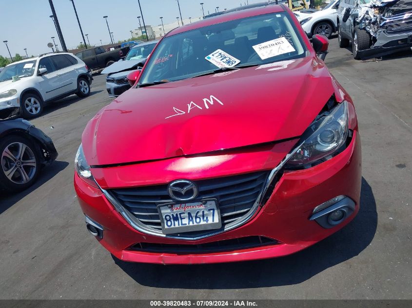 2016 Mazda Mazda3 I Touring VIN: 3MZBM1W75GM269252 Lot: 39820483