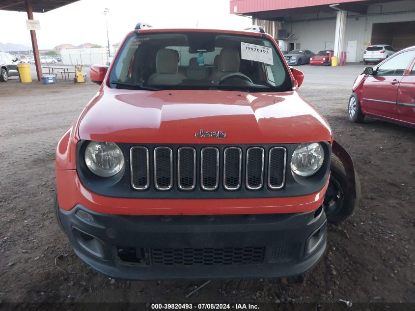 2015 Jeep Renegade Latitude VIN: ZACCJBBT3FPB81370 Lot: 39820493