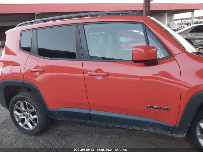 2015 Jeep Renegade Latitude VIN: ZACCJBBT3FPB81370 Lot: 39820493