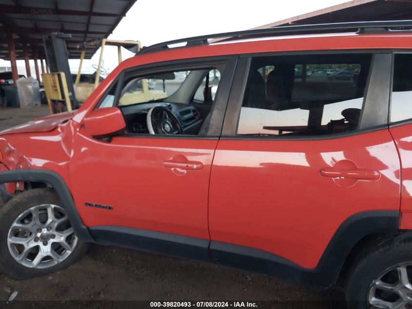 2015 Jeep Renegade Latitude VIN: ZACCJBBT3FPB81370 Lot: 39820493