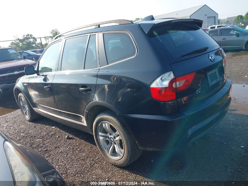 2006 BMW X3 3.0I VIN: WBXPA93456WD24961 Lot: 39820605