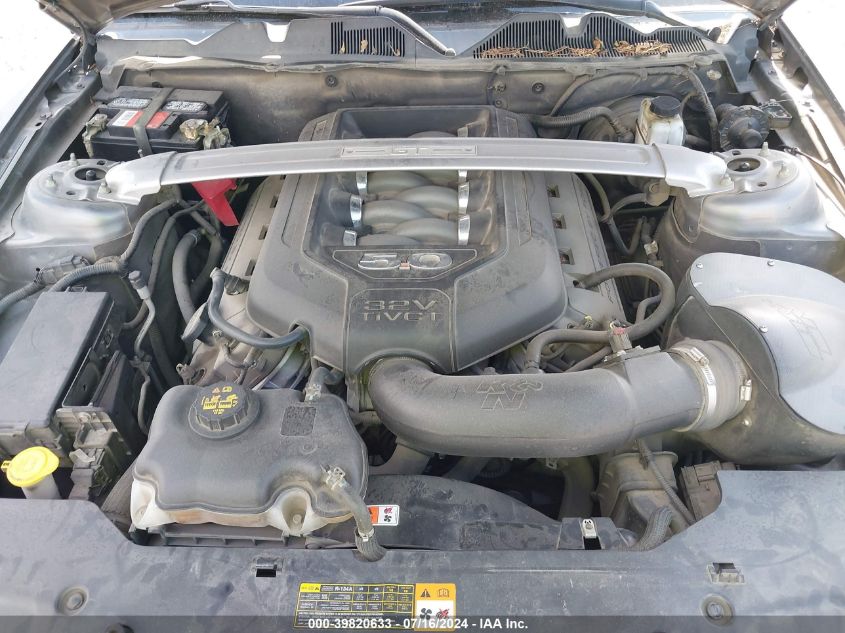 2011 Ford Mustang Gt Premium VIN: 1ZVBP8FF1B5157778 Lot: 39820633