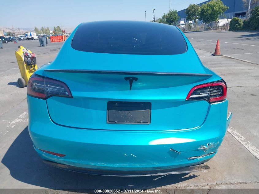 2021 Tesla Model 3 Long Range Dual Motor All-Wheel Drive VIN: 5YJ3E1EB3MF078181 Lot: 39820652