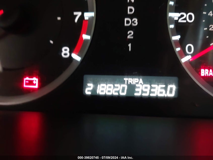 2009 Honda Accord 2.4 Ex VIN: 1HGCP26719A147400 Lot: 39820745