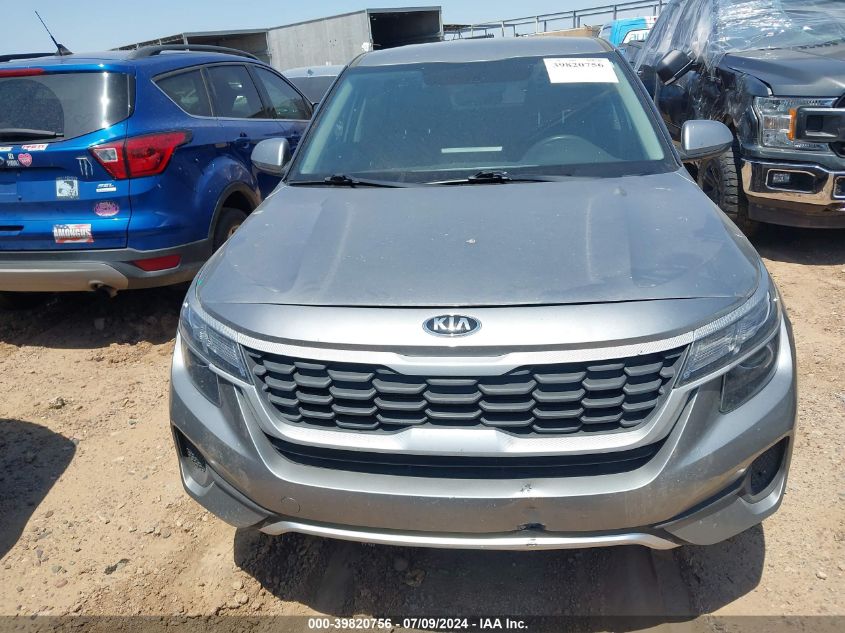 2021 Kia Seltos Lx VIN: KNDEPCAA7M7135516 Lot: 39820756