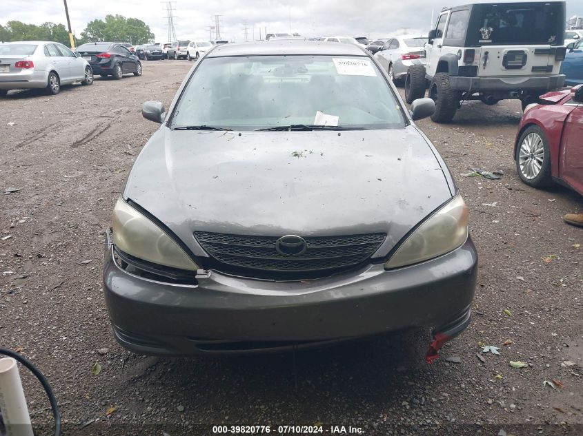 2003 Toyota Camry Le VIN: 4T1BF32K13U554342 Lot: 39820776