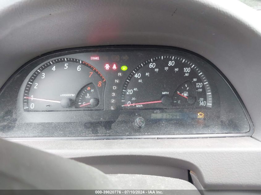 2003 Toyota Camry Le VIN: 4T1BF32K13U554342 Lot: 39820776