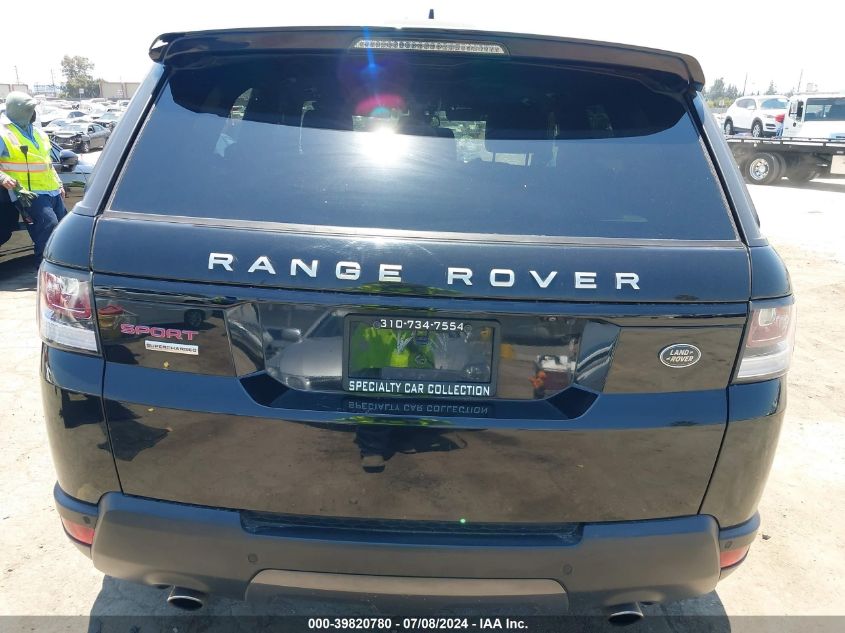 2016 Land Rover Range Rover Sport 5.0L V8 Supercharged/5.0L V8 Supercharged Dynamic VIN: SALWR2EF6GA591411 Lot: 39820780