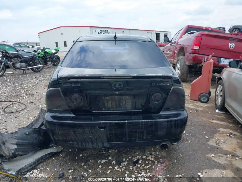 2005 Lexus Is 300 VIN: JTHBD192150100055 Lot: 39820786