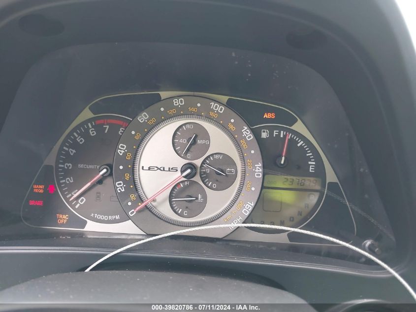 2005 Lexus Is 300 VIN: JTHBD192150100055 Lot: 39820786