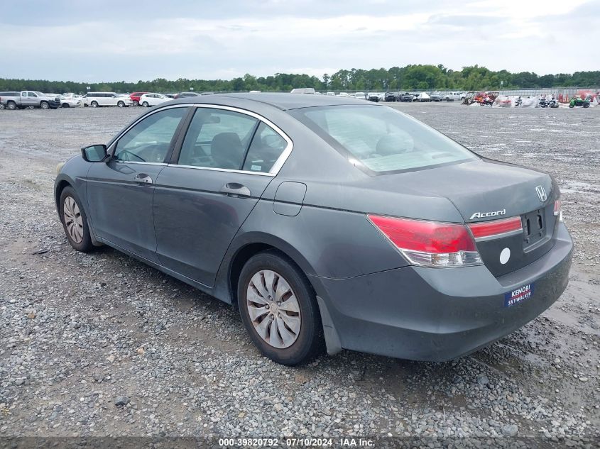 1HGCP2F36CA062623 2012 Honda Accord 2.4 Lx