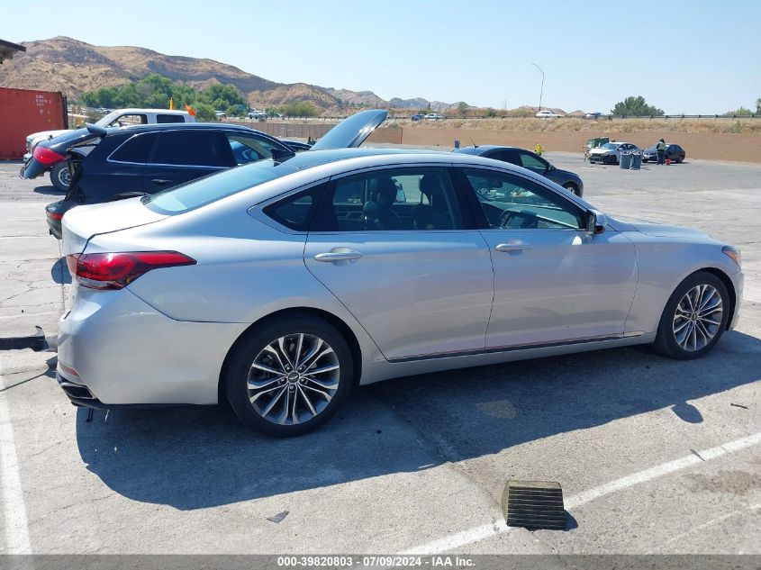 2015 Hyundai Genesis 3.8 VIN: KMHGN4JE0FU046796 Lot: 39820803