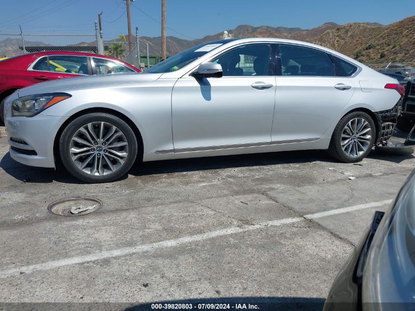 2015 Hyundai Genesis 3.8 VIN: KMHGN4JE0FU046796 Lot: 39820803