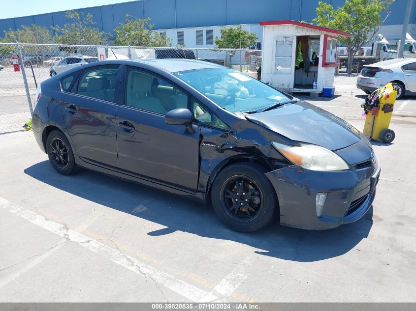 2012 Toyota Prius Three VIN: JTDKN3DU0C1493170 Lot: 39820835