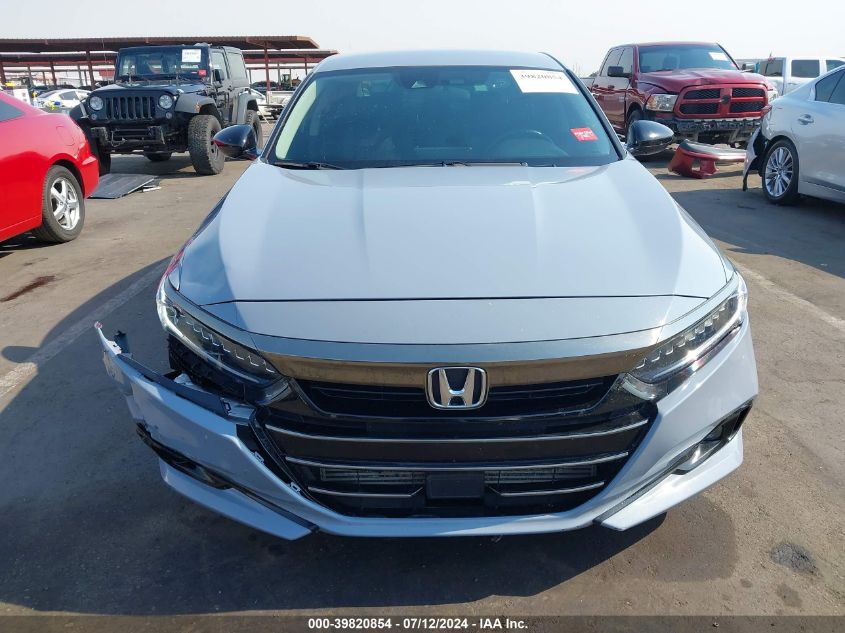 2022 Honda Accord Sport Special Edition VIN: 1HGCV1F40NA068073 Lot: 39820854