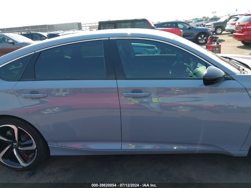 2022 Honda Accord Sport Special Edition VIN: 1HGCV1F40NA068073 Lot: 39820854