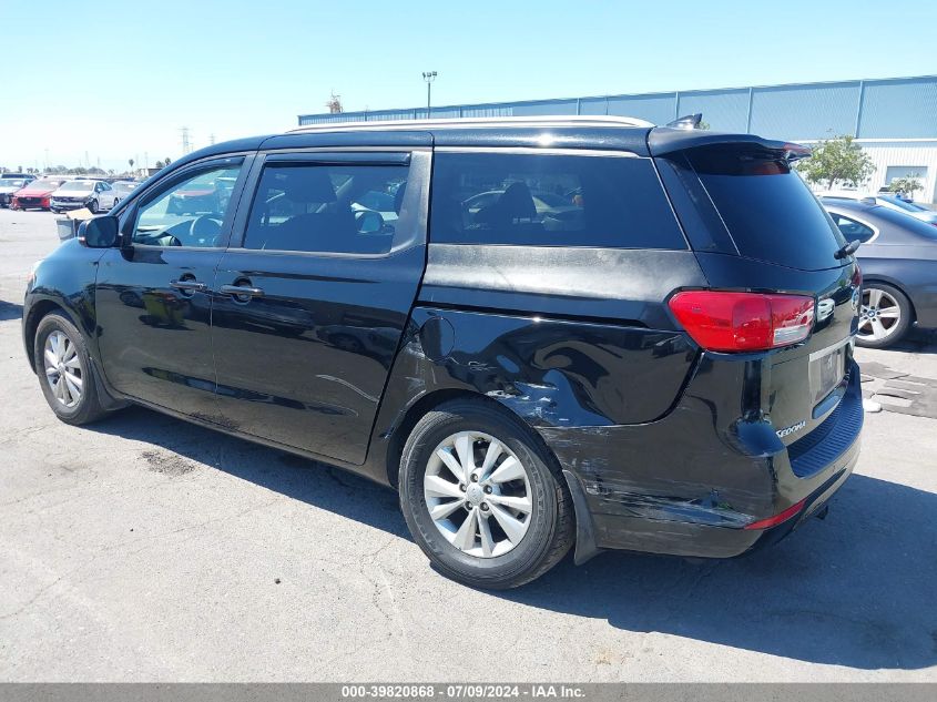 2016 Kia Sedona Lx VIN: KNDMB5C12G6114019 Lot: 39820868