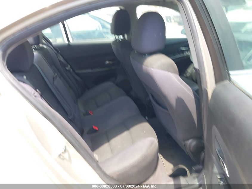 2013 Chevrolet Cruze Lt VIN: 1G1PK5SB8D7274198 Lot: 39820888