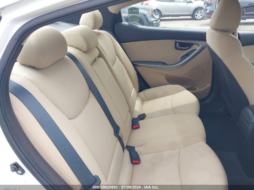 2012 Hyundai Elantra Gls VIN: 5NPDH4AE4CH093074 Lot: 39820892